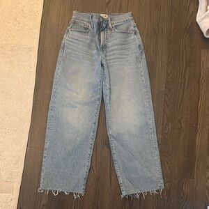 Madewell perfect vintage wide leg crop jean